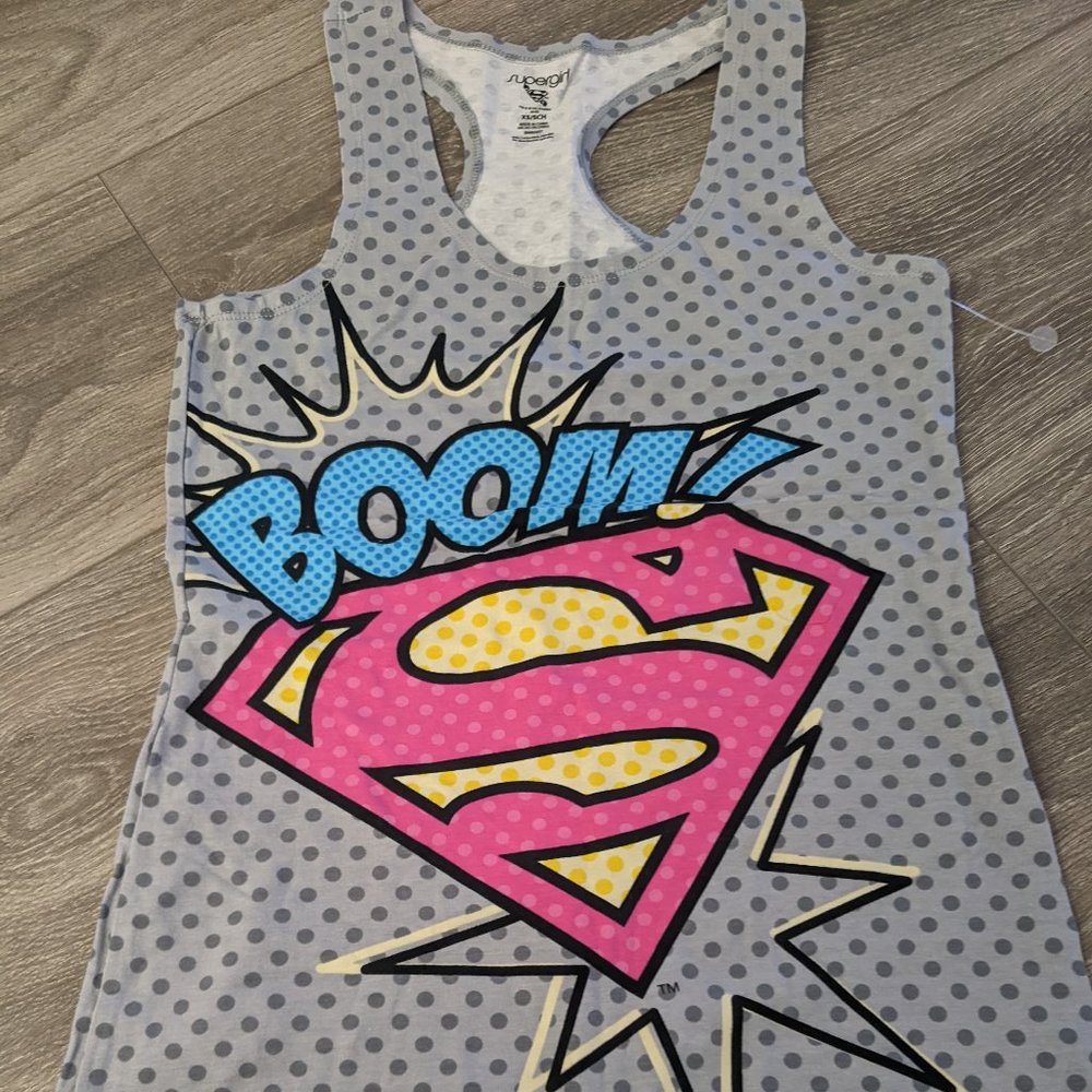 Supergirl Tank Top Racerback XS